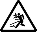 Risiko for udslyngede genstande. Hold tilskuere på sikker afstand. + symbol